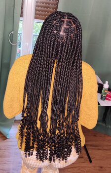 Comment je réalise des knotless braid